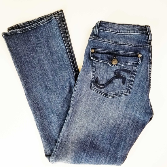 Rock & Republic Denim - Rock & Republic Womens Kasandra Blue Jeans Size 12